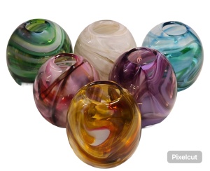 Vlo Range Art Glass Vases